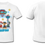 Playera Blanca| Paw Patrol| 3 años