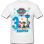 Playera Blanca| Paw Patrol| 3 años