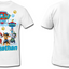 Playera Blanca| Paw Patrol| 1 año