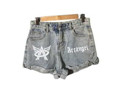 Short de lona para dama| Arcangel| Animado