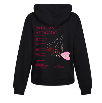 Sudadera Humbe x Latin Mafia| Negra| Patadas de ahogado
