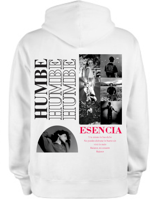 Sudadera Humbe| Blanca| Tu mismo lo has dicho