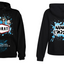 Sudadera personalizada| Negra| Morat nunca al revez| manchas