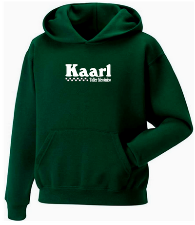Sudadera verde botella| Kaarl taller mecanico