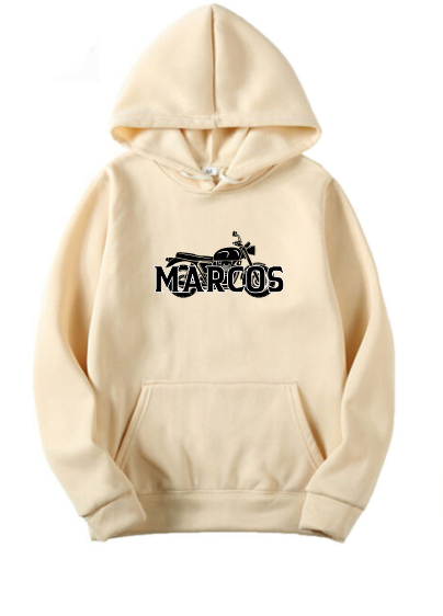 Sudadera Beige| Arte Madera| Moto 1
