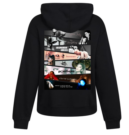 Sudadera personalizada| Negra| Ariana Grande| Albums