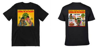 Playera Negra| Bad Bunny| Cual es tu plan?