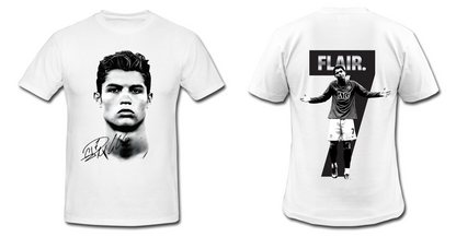 Playera Personalizada | Blanca| CR7|Rostro