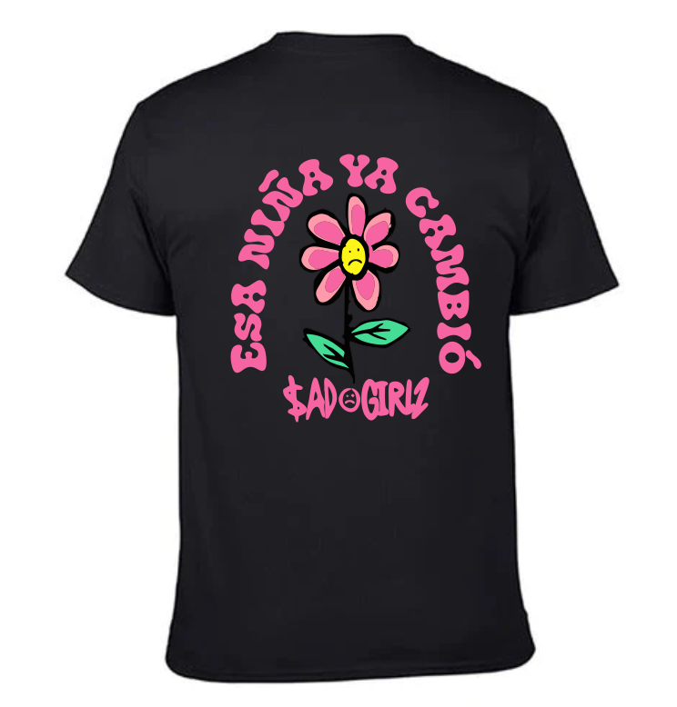 Playera Negra |Junior H| Sad Girls