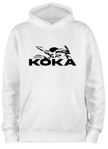 Sudadera personalizada| Blanca| Coffe| Koka