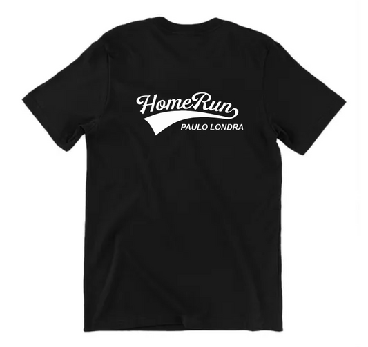Playera Personalizada | Paulo Londra |Negro| Home Run Silueta
