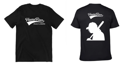 Playera Personalizada | Paulo Londra |Negro| Home Run Silueta