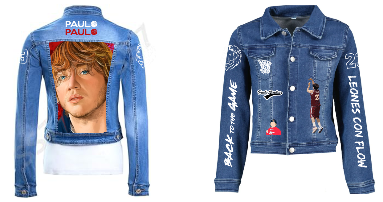 Chaqueta de lona  | Paulo Londra| Leones con flow