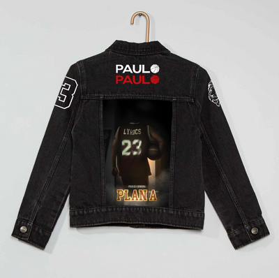 Chaqueta de lona| Negra| Paulo Londra| Plan A| Dama