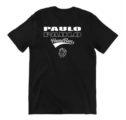 Playera Personalizada | Paulo Londra |Negro| Nombre verde