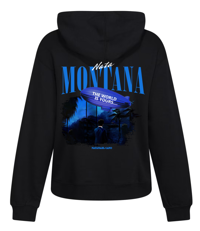 Sudadera Negra| Nata Montana| Sin letras