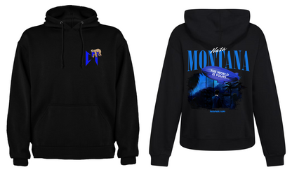 Sudadera Negra| Nata Montana| Sin letras