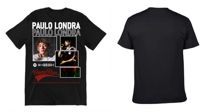 Playera Personalizada| Negra | Paulo Londra | Barras