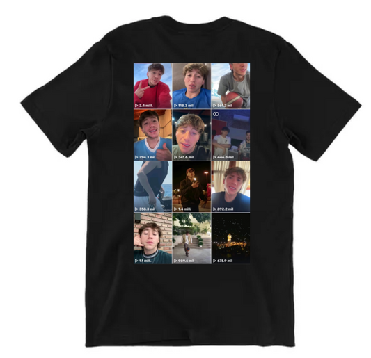 Playera Personalizada | Paulo Londra |Negro| Tik Tok
