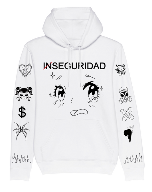 Sudadera Personalizada| Blanca | Tattoos Cazzu