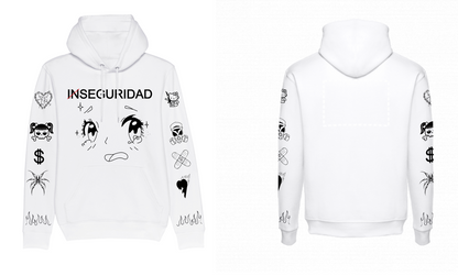 Sudadera Personalizada| Blanca | Tattoos Cazzu