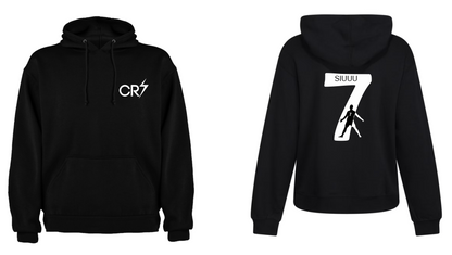 Sudadera Negra| CR7| Siuuu