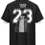 Playera Personalizada | Paulo Londra |Negro| 23 | Tour 2025 Espalda