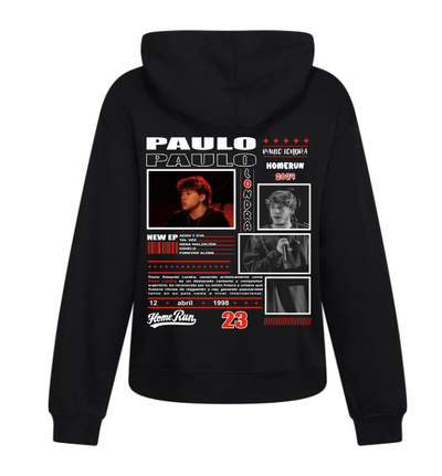 Sudadera Corinta | Paulo Londra | Collague rojo y letra
