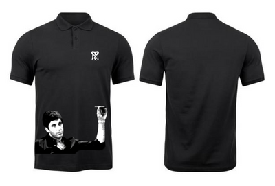 Polo Personalizadas | Negra| Tony Montana