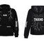 Sudadera Negra| Trueno| Full
