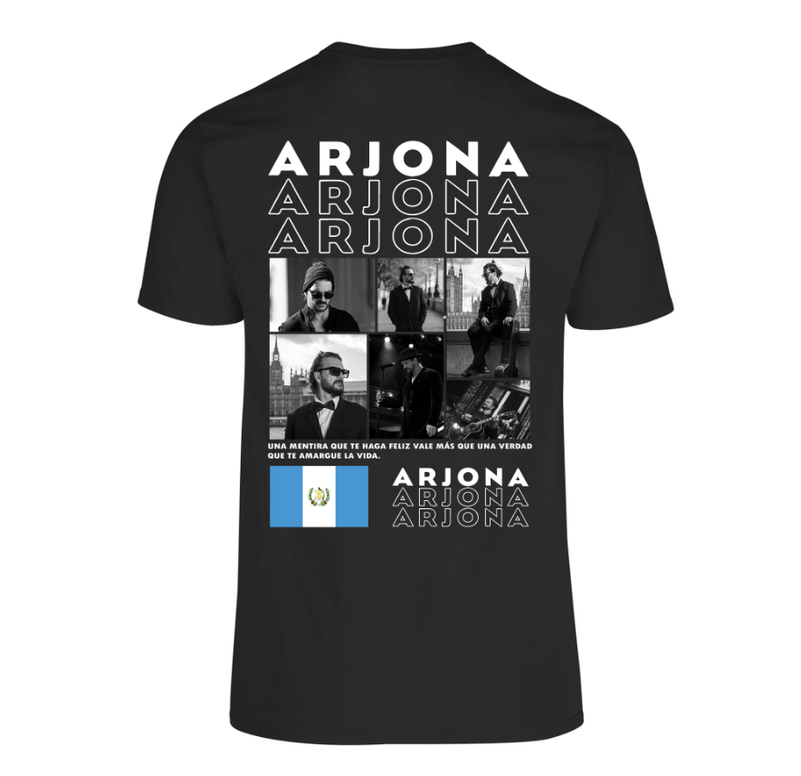 Playera negra | Ricardo Arjona |  Lo que el seco no dijo