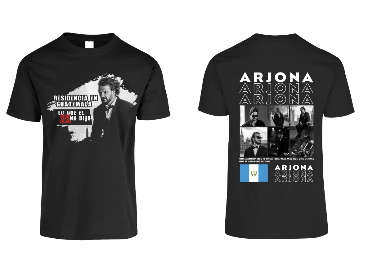 Playera negra | Ricardo Arjona |  Lo que el seco no dijo