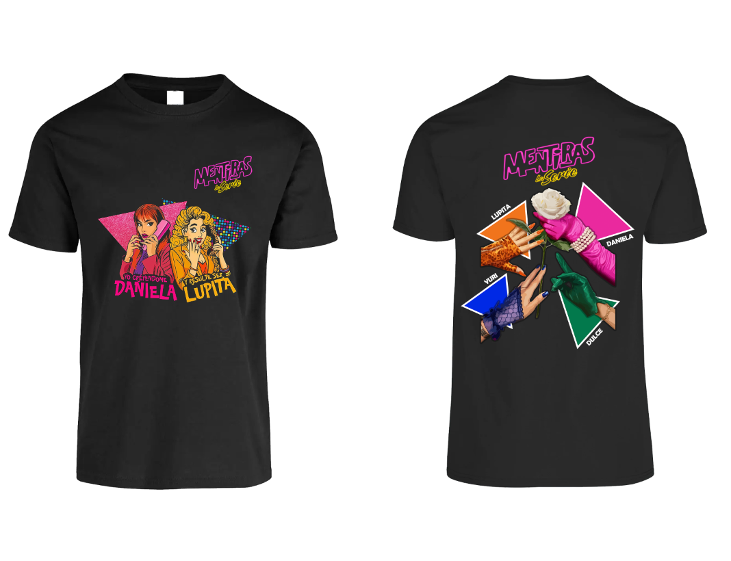 Playera Personalizada | Mentiras La Serie | RosaAmarillo