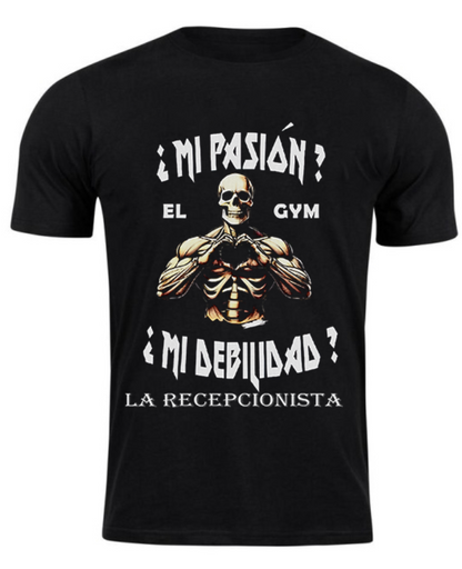 Playera negra | GYM | Power Time | GOLD´S GYM | Mi pasión?