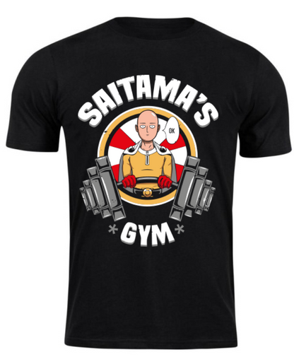 Playera negra | GYM | Power Time | GOLD´S GYM | Saitamas