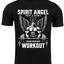 Playera negra | GYM | Power Time | GOLD´S GYM | Spirit Angel