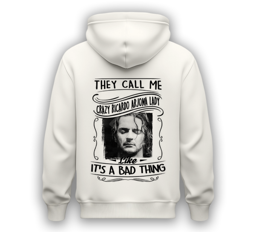 Sudadera Blanca | Ricardo Arjona | Arjona Blanco |