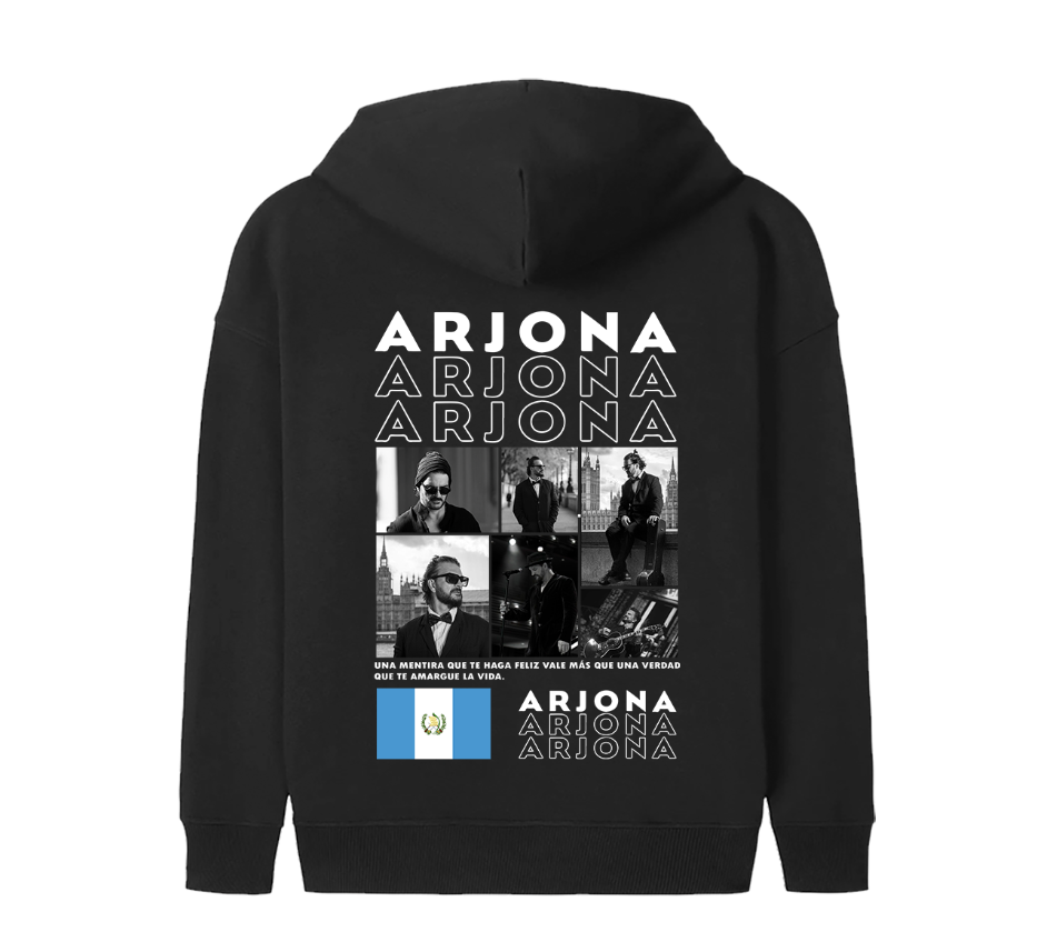 Sudadera Negra | Ricardo Arjona | Guate |