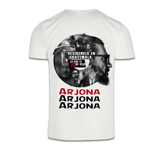 Playera Blanca | Ricardo Arjona |  COLLAGE |