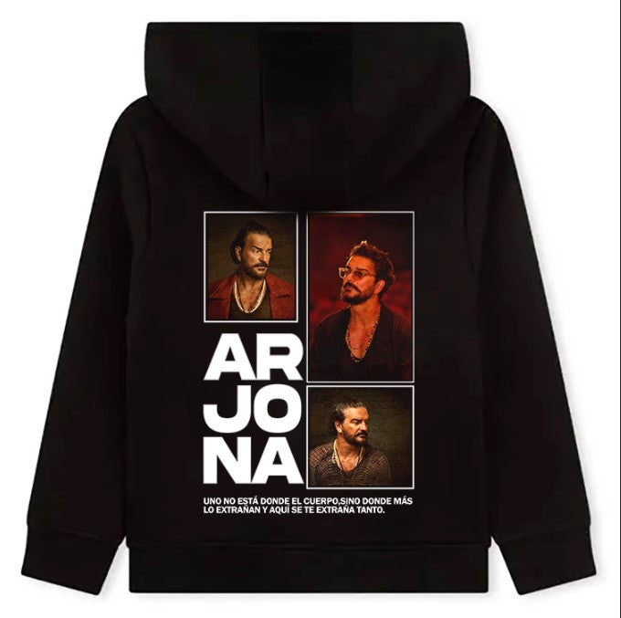 Sudadera Negra | Ricardo Arjona | SECO COLLAGE |
