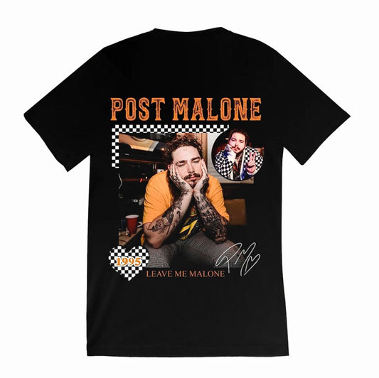 Playera | Negra | Post Malone | 1995 |