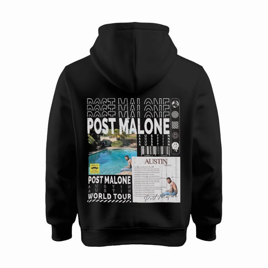 Sudadera Negra | Post Malone | AUSTIN |