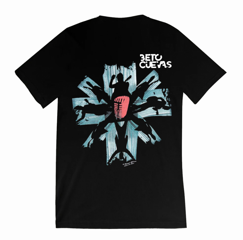 Playera | Negra | Beto Cuevas | Siluetas |