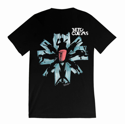 Playera | Negra | Beto Cuevas | Siluetas |