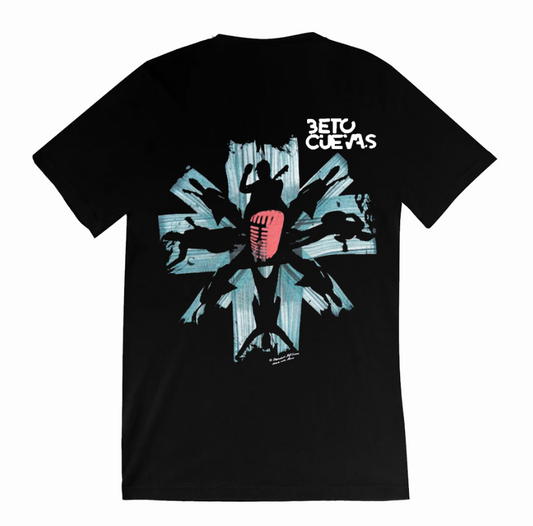 Playera | Negra | Beto Cuevas | Siluetas |