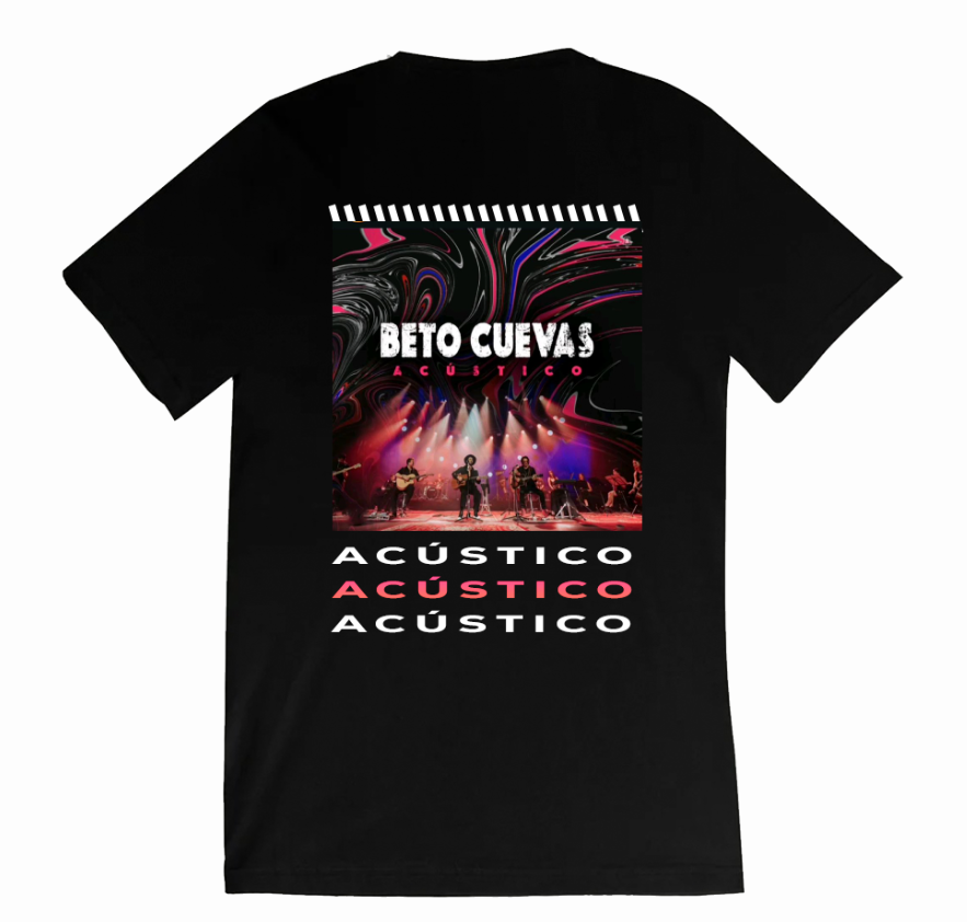 Playera | Negra | Beto Cuevas | Fuera de Mi |