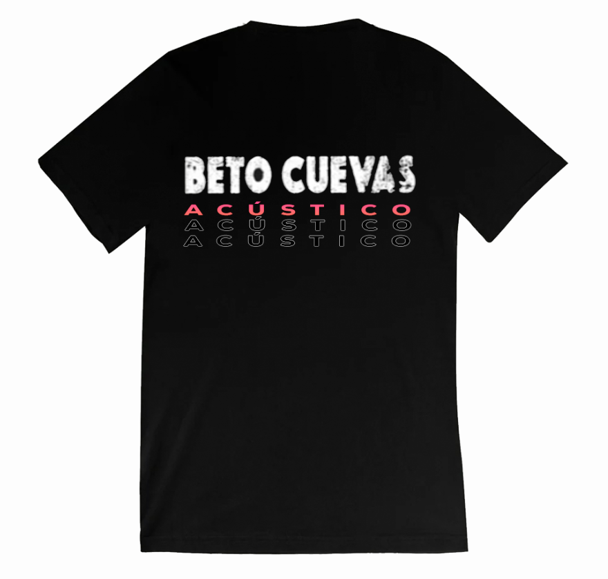 Playera | Negra | Beto Cuevas | Fuera de Mi |