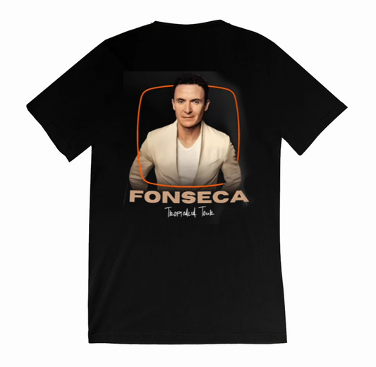 Playera | Negra | FONSECA | Tour 2025 |