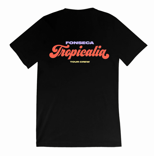 Playera | Negra | FONSECA | Tropicalia |