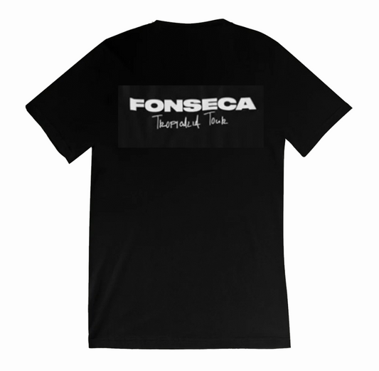 Playera | Negra | FONSECA | Collage BN |